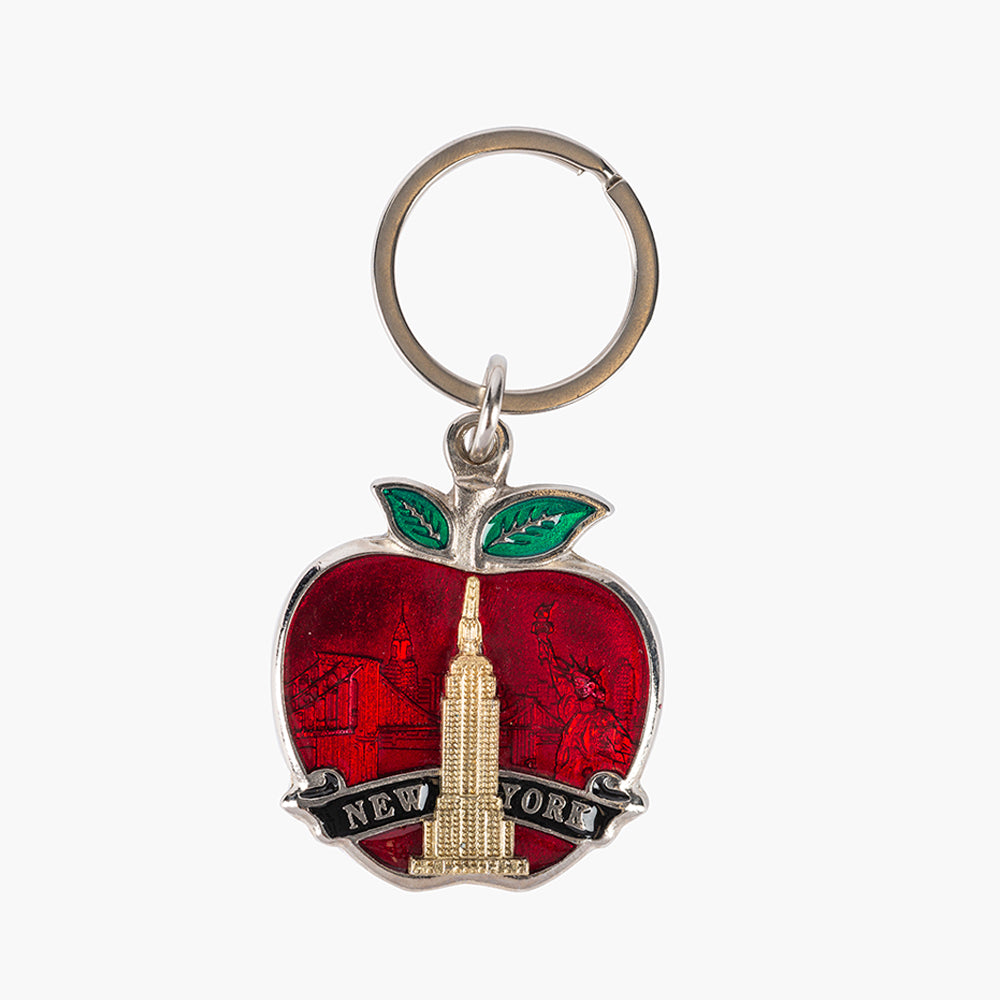 NYC New York City keychain bulk lot 150 souvenir resale Apple Shape Mixed
