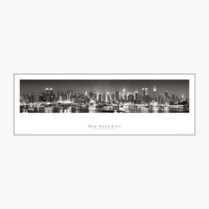 NYC_Skyline_Hudson_View_Black_White