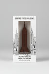 Wiltshire Print Empire State Building Solid Chocolate