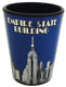Skyline Blue & Silver Shot Glass