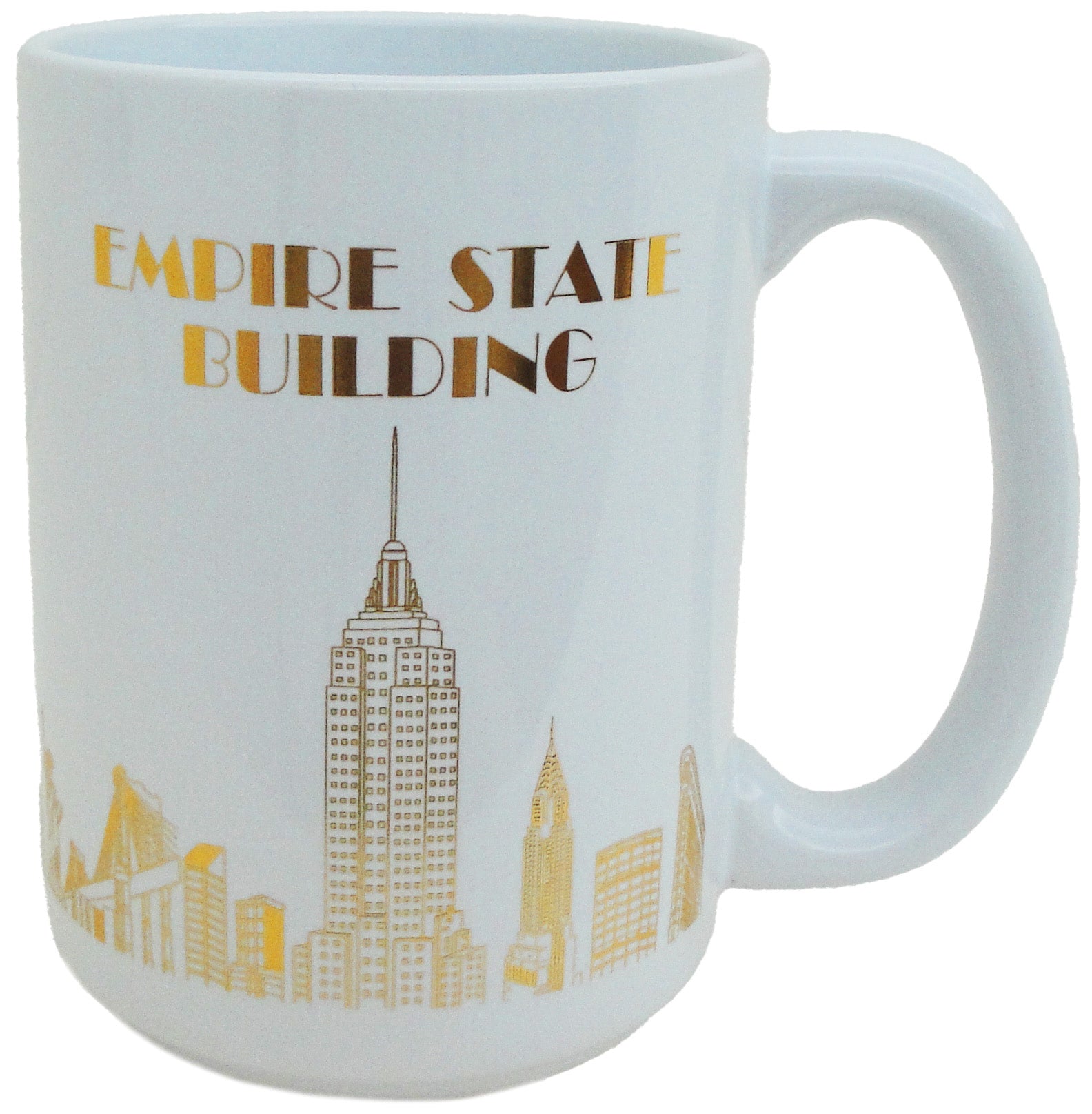 ESB Skyline White & Gold Mug/Shot