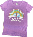 Rainbow Dream Empire Girls Cap Sleeve Tee