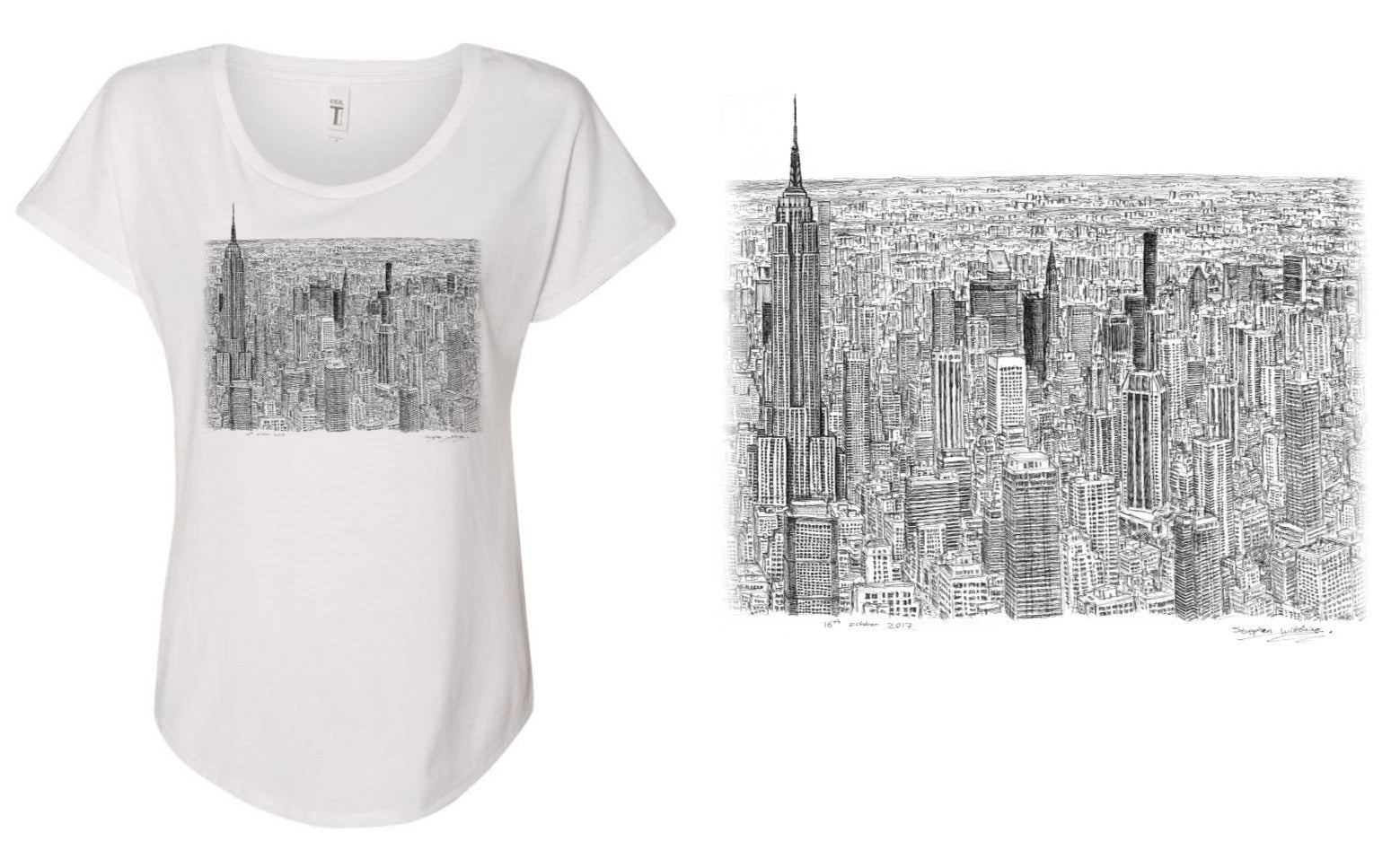 Wiltshire Drawing Ladies T-shirt