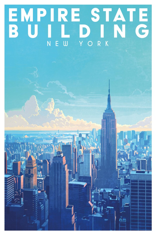Hudson ESB Brush 13x18 Giclee Print
