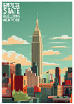 Hudson ESB Retro City 13x18 Giclee Print