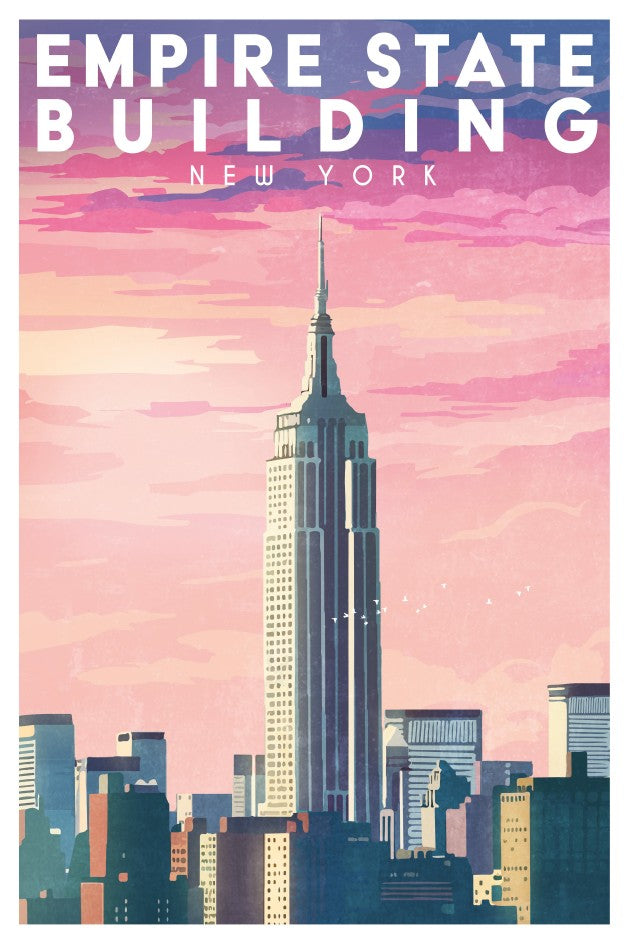 Hudson ESB Water Color 13x18 Giclee Print