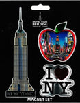 ESB NYC Apple 3 piece Magnet Set
