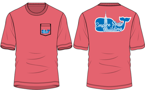 ESB Script Vineyard Vines Tee Youth Short Sleeve