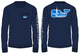 ESB Vineyard Vines Adult CU Long sleeve pocket t-shirt Blue Blazer