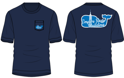 ESB Script Vineyard Vines Tee Adult Unisex Short Sleeve