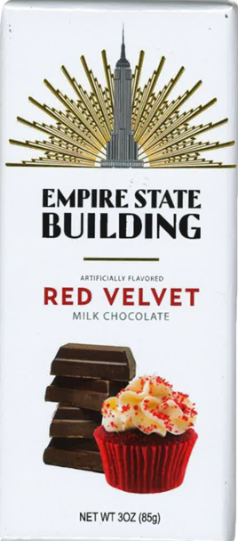 ESB Gourmet Red Velvet Chocolate Bar – Empire State Building Gifts