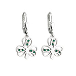 Solvar Shamrock Drop Earrings
