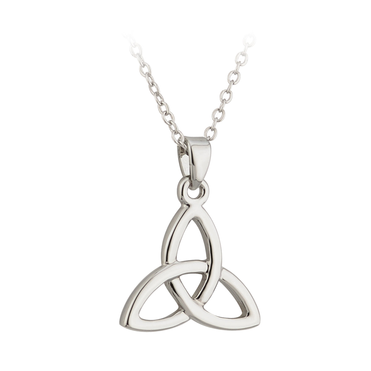 Solvar RP Trinity Knot Thin Pendant Necklace