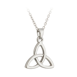 Solvar RP Trinity Knot Thin Pendant Necklace