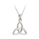 Solvar RP Trinity Knot Thin Pendant Necklace