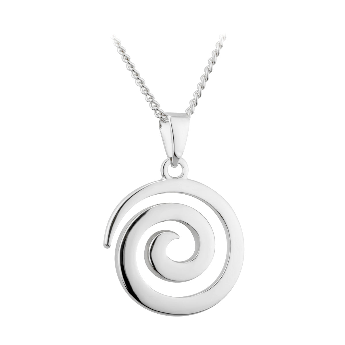 Solvar Celtic Swirl Pendant Necklace