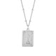 Rhodium Plate Matt Ingot Empire State Building Pendant