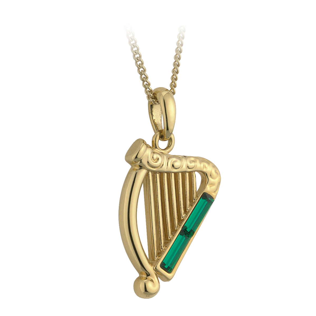 Solvar Harp Pendant Necklace