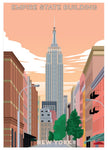 ESB St Sunset 13x18 Giclee Print