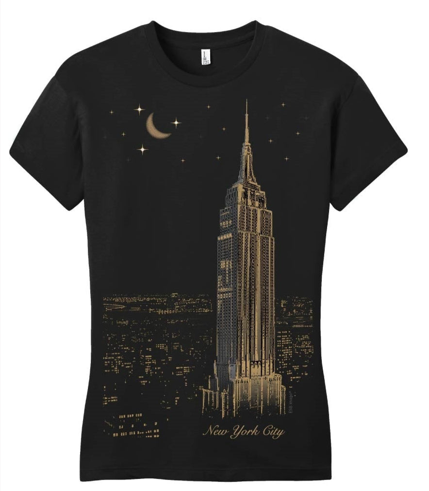 Ladies' Starry Night Tee Black