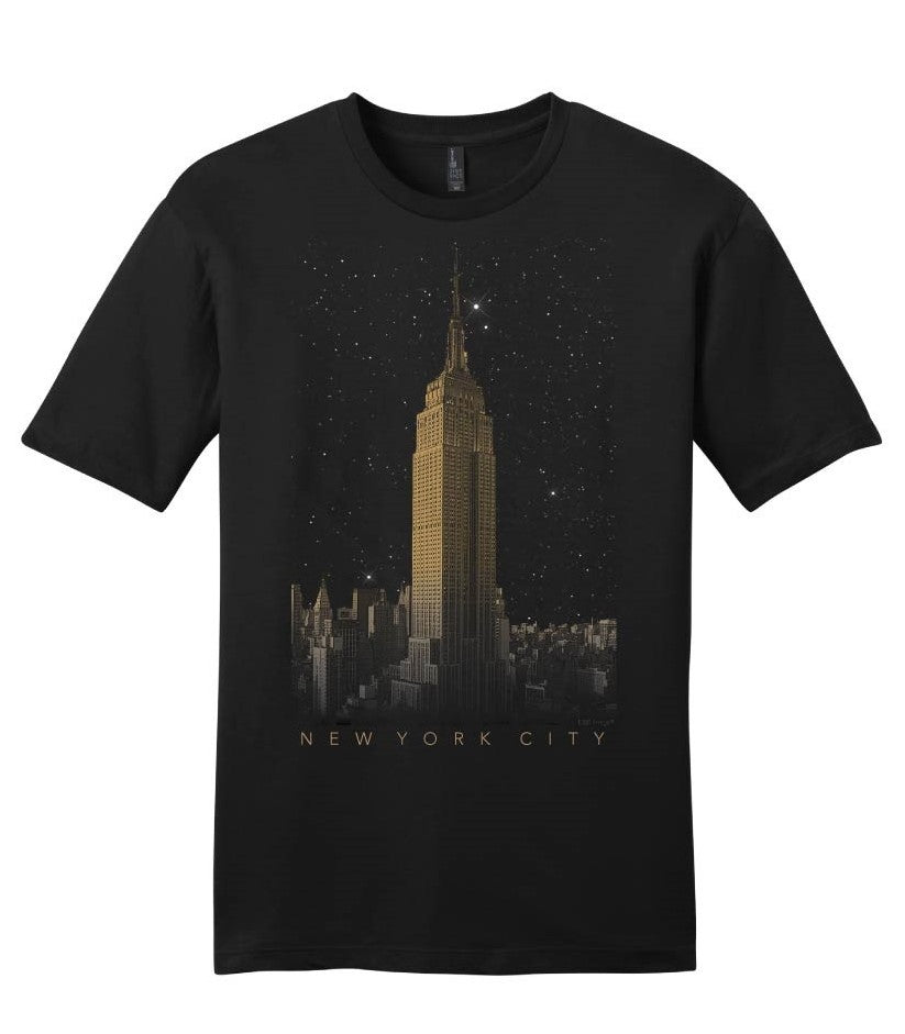 Men's Starry Night Tee Black
