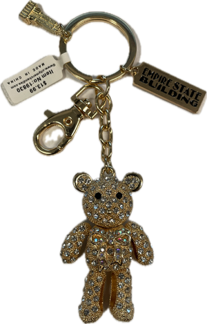 Sparkling Boy Bear Key Chain