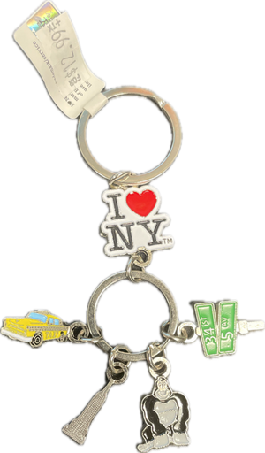 I Love NY Dangle Keychain