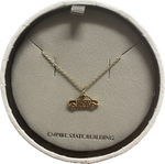 Gold Plate Taxi Pendant