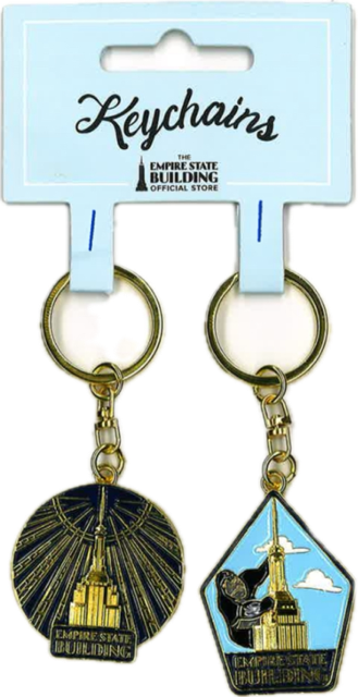 ESB Blu ADeco Kong Enamel 2 pack Keychain