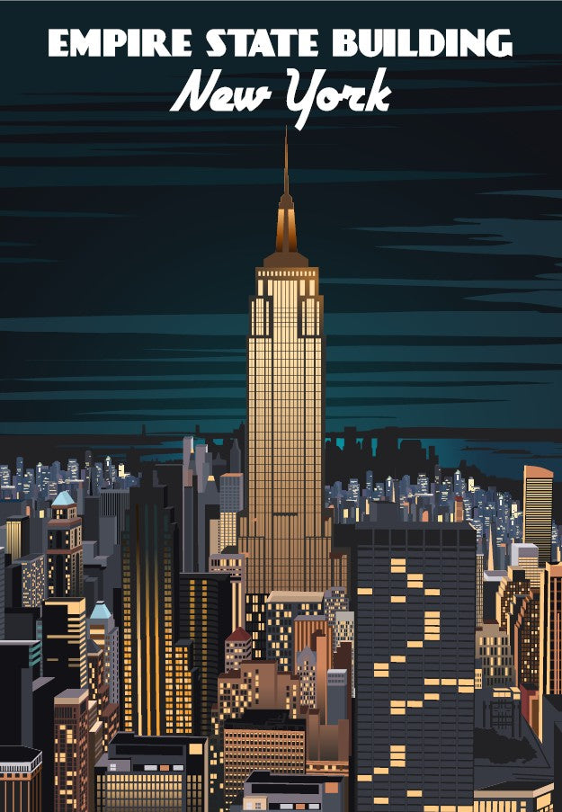 ESB Lightning 13x18 Giclee Print