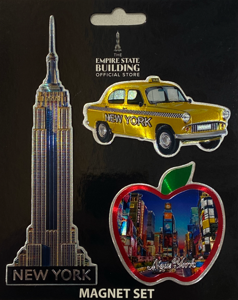 ESB NYC Taxi 3 piece Magnet Set