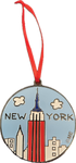 NY Patriotic Ornament