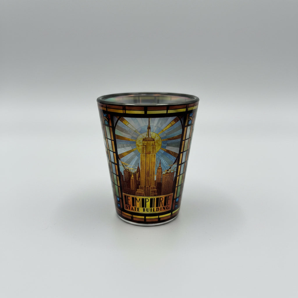 Empire State Building Shot Glass