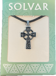 Solvar Celtic Cross Pendant Necklace