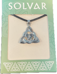 Solvar Trinity Knot Pendant Necklace