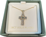 18 CT Gold Plated Celtic Cross Pendant