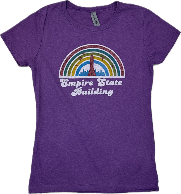 Rainbow Dream Empire Girls Cap Sleeve Tee