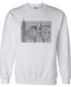 Wiltshire Drawing Crew Neck Sweater White