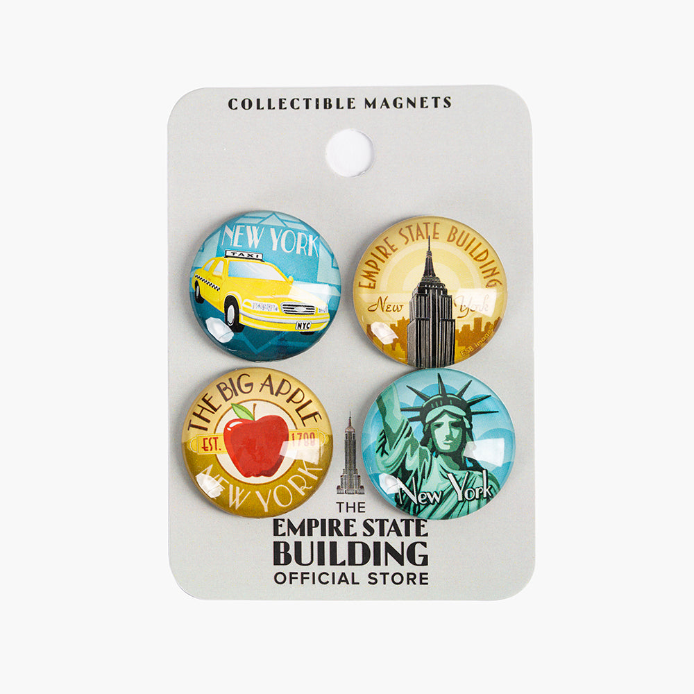 4-Piece Mini Magnet Set