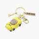 Sparkling Taxi Key Chain