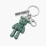 Sparkling Liberty Bear Key Chain