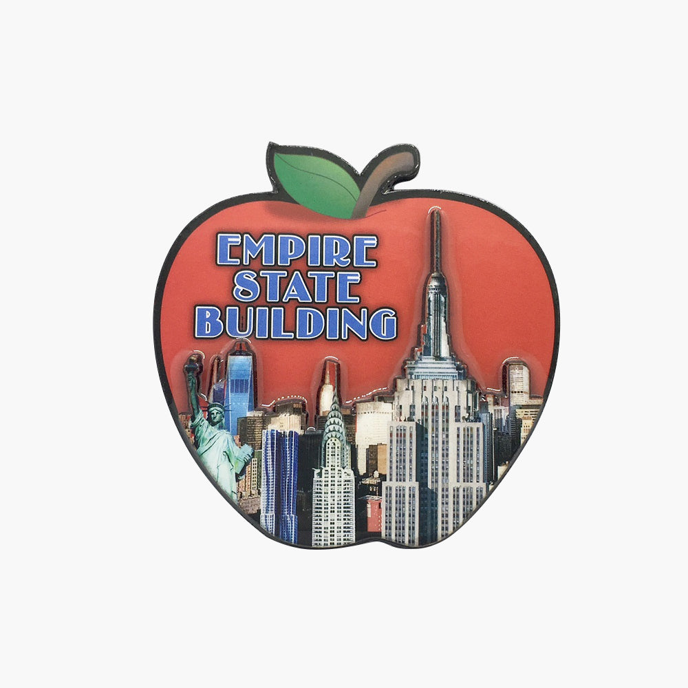 ESB Red Apple Wooden Magnet
